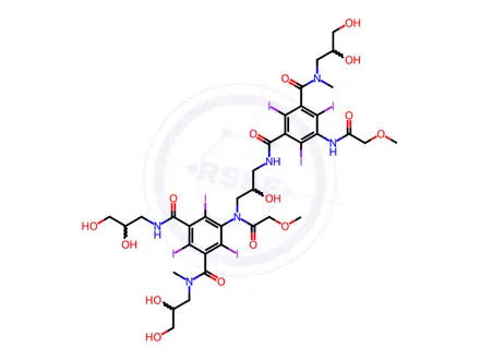 Chemical structure of Iopromide EP Impurity D (Mixture of Diastereomers)