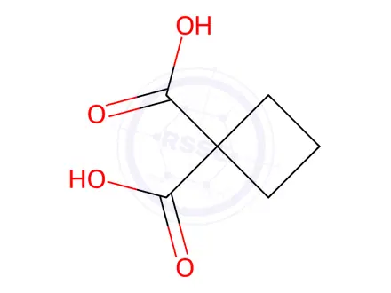 Chemical structure of Carboplatin