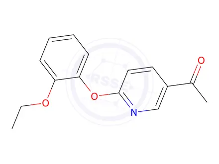 Chemical structure of 5-Acetyl-2-(2-ethoxyphenoxy) pyridine