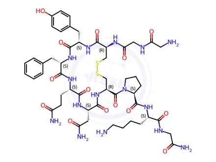 Chemical structure of Terlipressin EP Impurity A