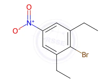 Chemical structure of 2-Bromo-1,3-diethyl-5-nitrobenzene