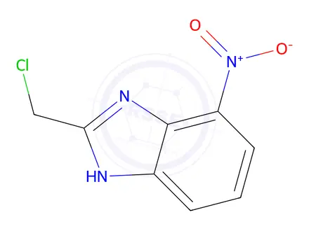 Chemical structure of 2-(Chloromethyl)-7-nitro-1H-benzo[d]imidazole