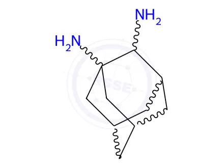 Chemical structure of 1,2-Adamantanediamine