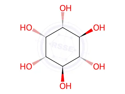 Chemical structure of Myo-inositol