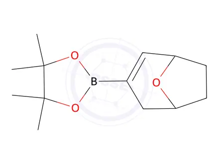 Chemical structure of 2-(8-Oxabicyclo[3.2.1]oct-3-en-3-yl)-4,4,5,5-tetramethyl-1,3,2-dioxaborolane