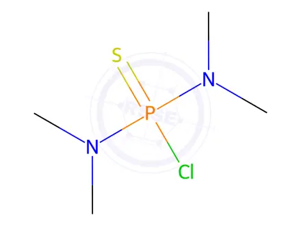 Chemical structure of Bis(dimethylamino)chlorophosphine sulfide