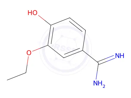 Chemical structure of 3-Ethoxy-4-hydroxybenzimidamide