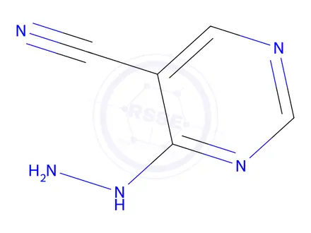 Chemical structure of 4-Hydrazinylpyrimidine-5-carbonitrile