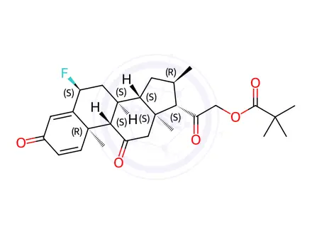 Chemical structure of Fluocortolone Pivalate Impurity 3 (Fluocortolone Pivalate EP Impurity C)