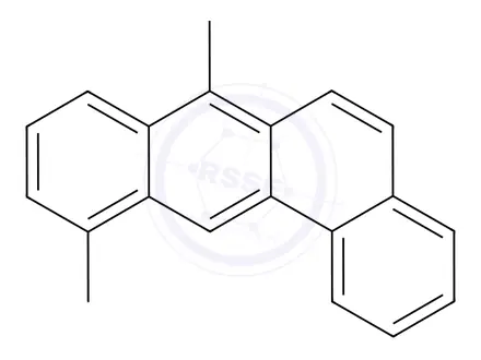 Chemical structure of 7,11-Dimethylbenz[a]anthracene