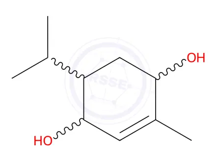 Chemical structure of p-Menth-1-ene-3,6-diol