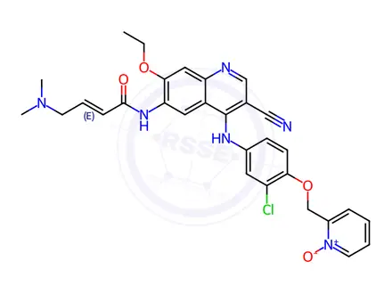 Chemical structure of Neratinib pyridine N-oxide