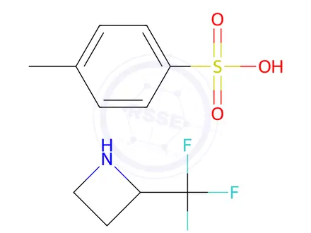 Chemical structure of 2-Trifluoromethyl-azetidine Tosylate