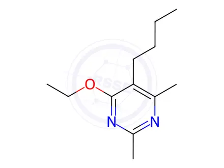Chemical structure of Pyrimidine,5-butyl-4-ethoxy-2,6-dimethyl-(9CI)