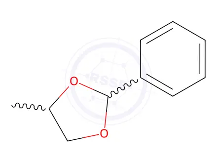 Chemical structure of 4-methyl-2-phenyl-1,3-dioxolane