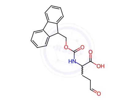Chemical structure of N-[(9H-Fluoren-9-ylmethoxy)carbonyl]-5-oxonorvaline