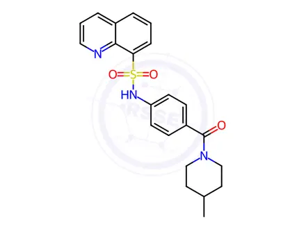 Chemical structure of Mitapivat Impurity 14