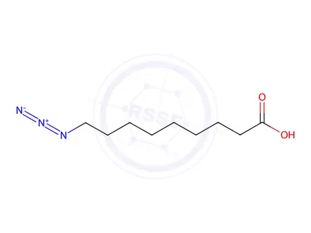 Chemical structure of 9-Azidononanoic acid