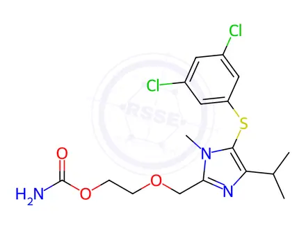 Chemical structure of Capravirine Impurity 66