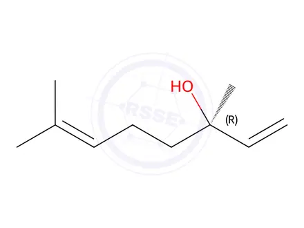 Chemical structure of (R)-Linalool