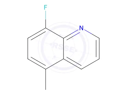 Chemical structure of 8-Fluoro-5-methylquinoline