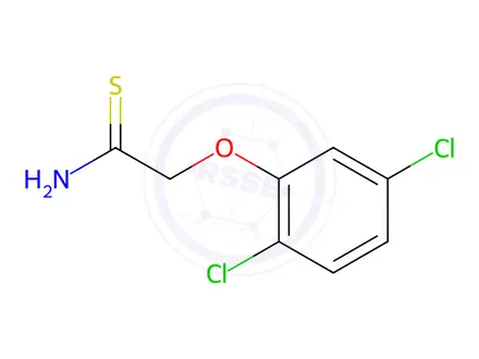 Chemical structure of 2-(2,5-DICHLOROPHENOXY)THIOACETAMIDE