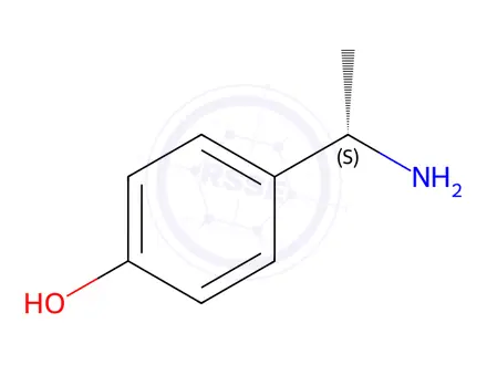Chemical structure of (S)-4-(1-Aminoethyl)Phenol