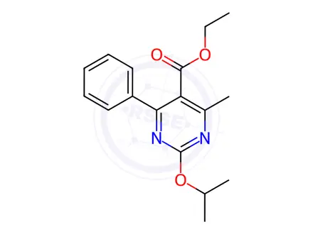 Chemical structure of Ethyl 2-isopropoxy-4-methyl-6-phenylpyrimidine-5-carboxylate
