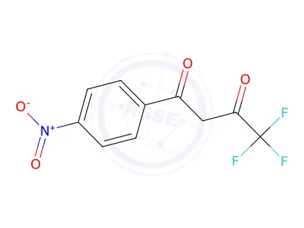 Chemical structure of 4,4,4-Trifluoro-1-(4-Nitrophenyl)Butane-1,3-Dione