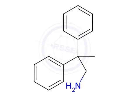 Chemical structure of 2,2-DIPHENYLPROPAN-1-AMINE HYDROCHLORIDE
