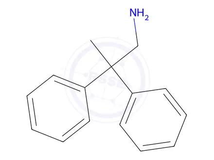 Chemical structure of (2,2-Diphenylpropyl)amine Hydrochloride