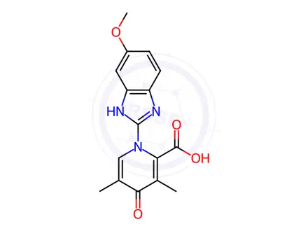 Chemical structure of Omeprazole Pyridone Acid Sodium Salt