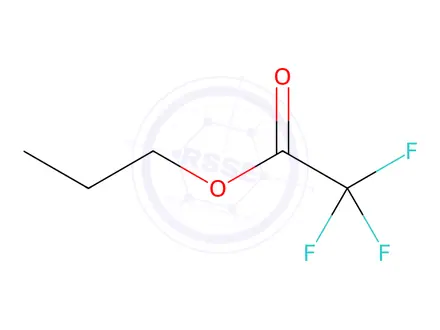 Chemical structure of Acetic acid, 2,2,2-trifluoro-, propyl ester
