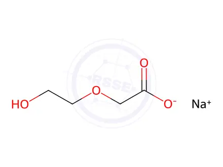 Chemical structure of Hydroxyethyl Salicylate Impurity 4 Sodium Salt