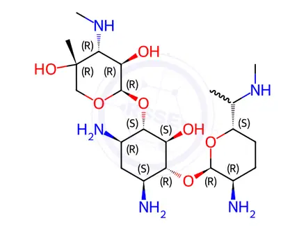 Chemical structure of Gentamycin Sulfate Impurity 23