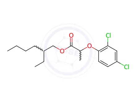 Chemical structure of Dichlorprop-2-ethylhexyl ester