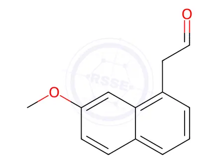 Chemical structure of 2-(2-methoxynaphthalen-8-yl)acetaldehyde
