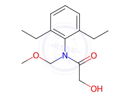 Chemical structure of Alachlor-2-hydroxy 100 μg/mL in Acetonitrile