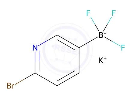 Chemical structure of Potassium (6-bromopyridin-3-yl)trifluoroborate