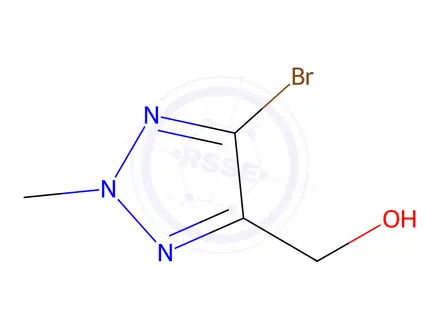 Chemical structure of (5-bromo-2-methyl-triazol-4-yl)methanol