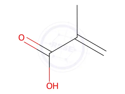 Chemical structure of Methacrylic acid