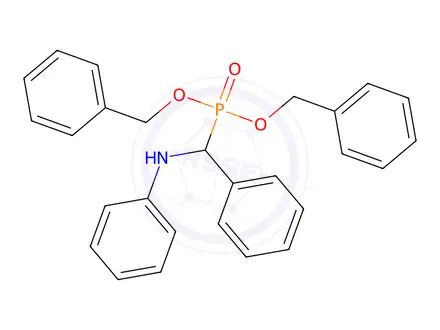 Chemical structure of Dibenzyl (phenyl(phenylamino)methyl)phosphonate