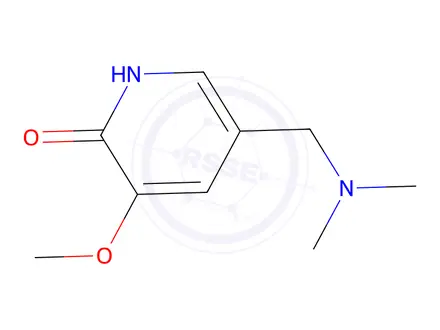 Chemical structure of 5-[(Dimethylamino)methyl]-3-methoxy-2(1H)-pyridinone