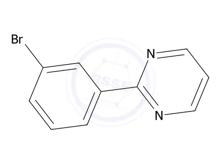 Chemical structure of 2-(3-Bromophenyl)pyrimidine