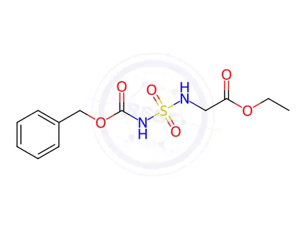 Chemical structure of Ethyl (N-((benzyloxy)carbonyl)sulfamoyl)glycinate
