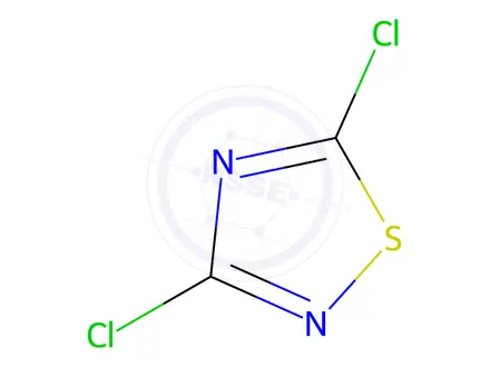 Chemical structure of 3,5-Dichloro-1,2,4-Thiadiazole