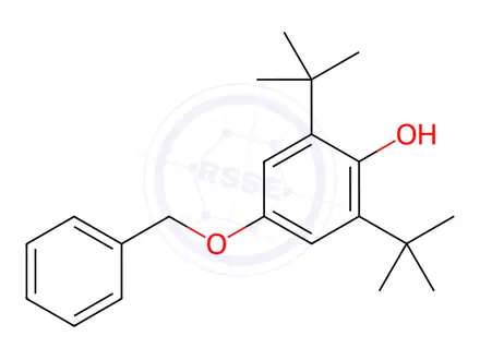 Chemical structure of 4-(Benzyloxy)-2,6-di-tert-butylphenol