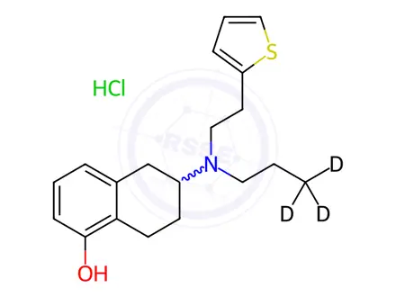 Chemical structure of Rac Rotigotine-d3 Hydrochloride Salt
