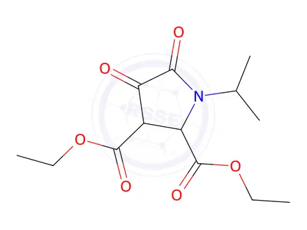 Chemical structure of Diethyl 1-isopropyl-4,5-dioxopyrrolidine-2,3-dicarboxylate