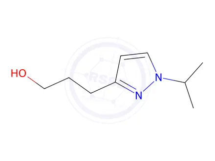 Chemical structure of 3-(1-Isopropyl-1h-pyrazol-3-yl)propan-1-ol